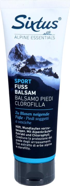 Immagine prodotto Sixtus Balsamo Per Piedi Sportivo (Crema piedi e gel piedi, 125 ml)
