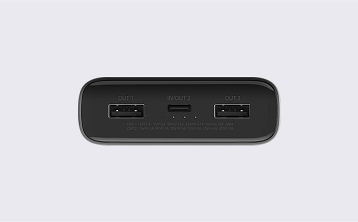 Image du produit Xiaomi Mi Power Bank (20000 mAh, 50 W, 74 Wh)