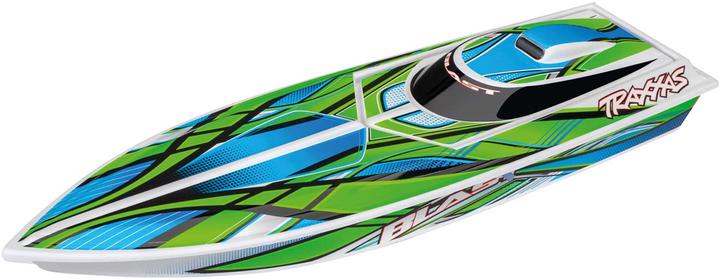Image du produit Traxxas BATEAU BLAST 603mm EP RTR GREEN TQ 2.4GHz w/USB-C Charger & Battery