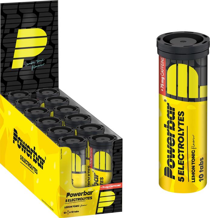 Produktbild Powerbar 5 Electrolytes (Zitrone, Koffein, 12 Stk., 504 g)