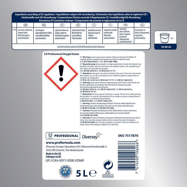 Immagine prodotto Cif Prof.All Purpose Cleaner 5l