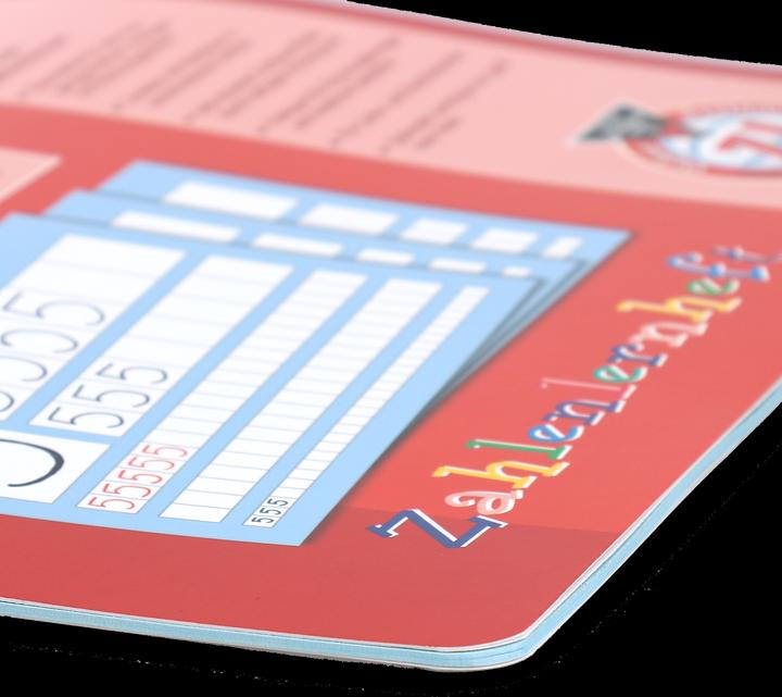 Actual product image Oxford Number learning notebook, A4 landscape (A4, Hardcover)