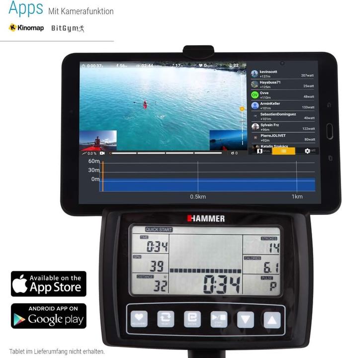 Produktbild Hammer Fitness Water Stream II