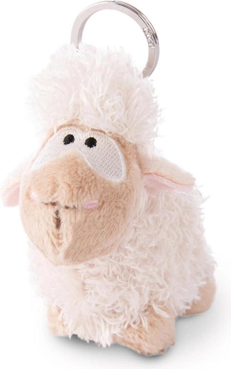 Actual product image NICI Sheep white keyring pendant