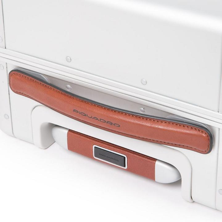 Produktbild Piquadro Ultra Slim Handgepäck Grau/Leder (37 l, Handgepäck (bis 50l))