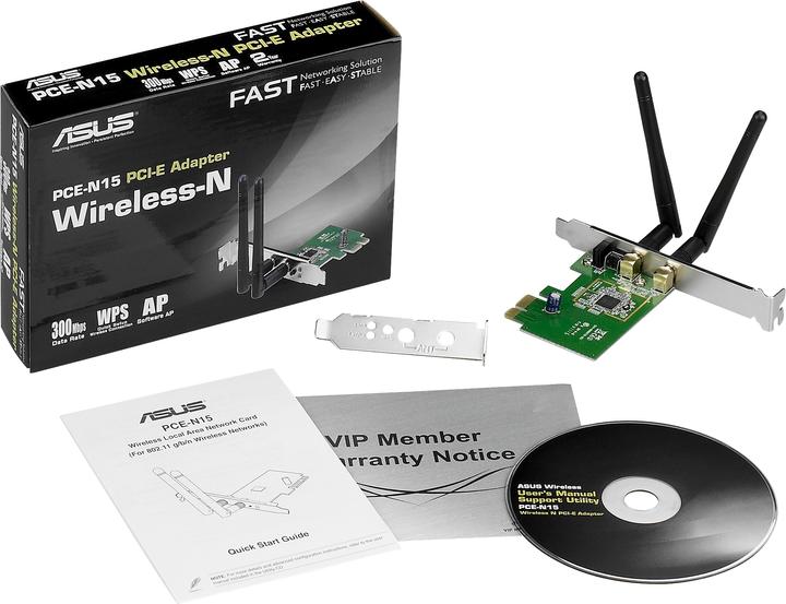 Image du produit ASUS Pce-N15 (Mini PCI Express)