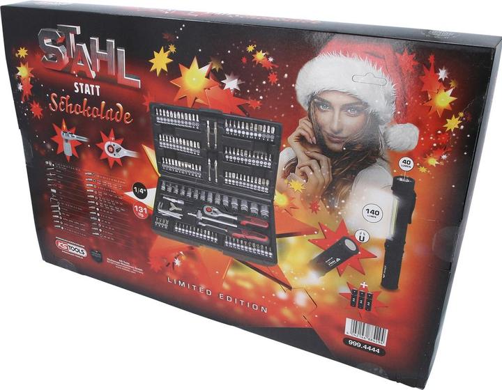 Productafbeelding KS Tools Adventskalender, inbusset 131 st - 999.4444
