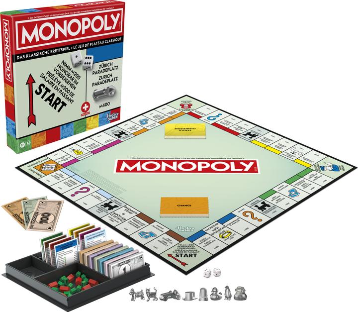 Actual product image Hasbro Gaming Hasbro Monopoly Classic Refresh Switzerland (Swiss German)