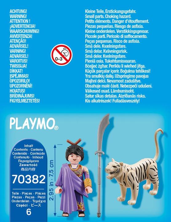 Actual product image Playmobil 70382 Asian fighter with tiger (70382, Playmobil Special Plus)