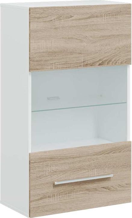Actual product image VidaXL 5-tlg. Wohnwand mit LED-Beleuchtung Sonoma-Eiche Holzwerkstoff TV-Möbel