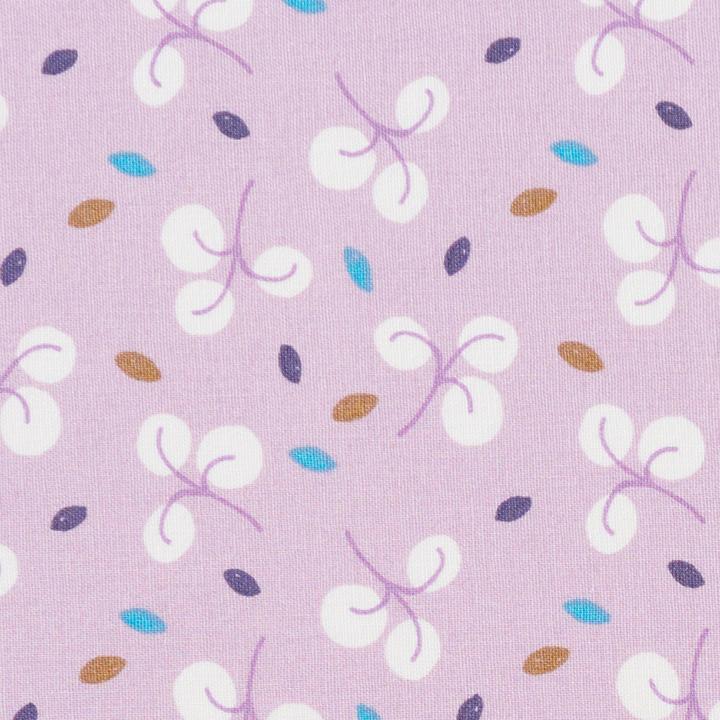 Image du produit VBS Tissu de coton "Clara Violet", largeur 150 cm, vendu au mètre