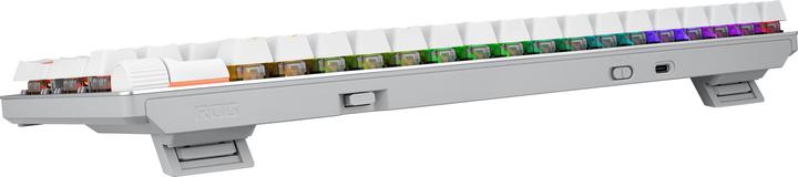 Actual product image ASUS Tastatur ROG Strix Scope II 96 RX Wireless WHT (DE, Wireless, Cable)