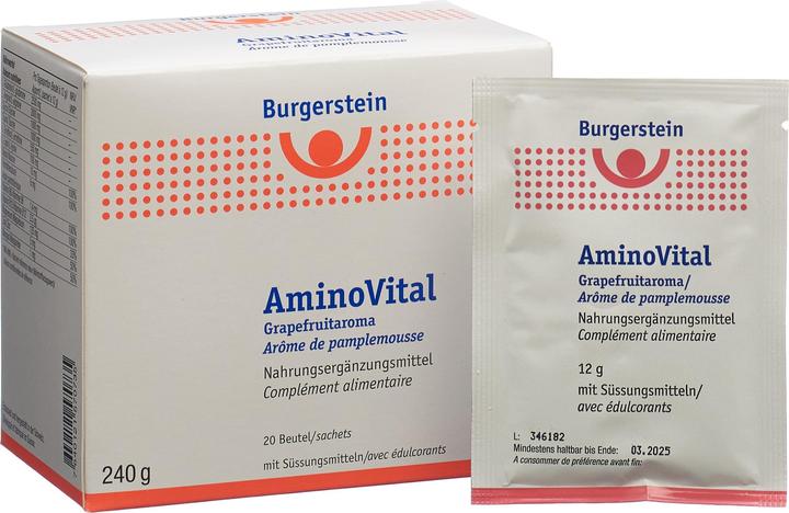 Image du produit Burgerstein Aminovital (20 pièce(s), Poudre, 240 g)