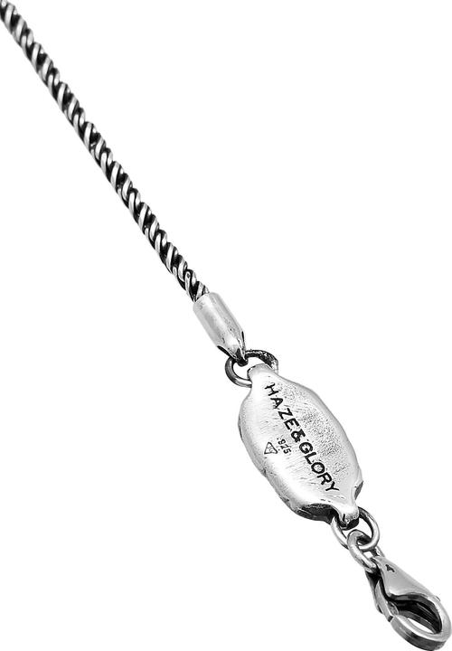 Produktbild Haze & Glory Armband Herren Kordelkette - Paradise 925 Silber oxidiert (21 cm, 925er Sterling Silber)