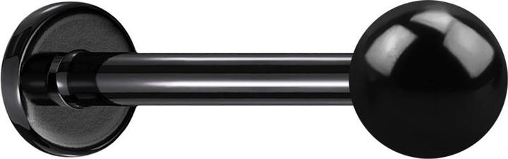Immagine prodotto Star Piercing Micro Labret nero con pallina (senza ottone, Titanio G23)