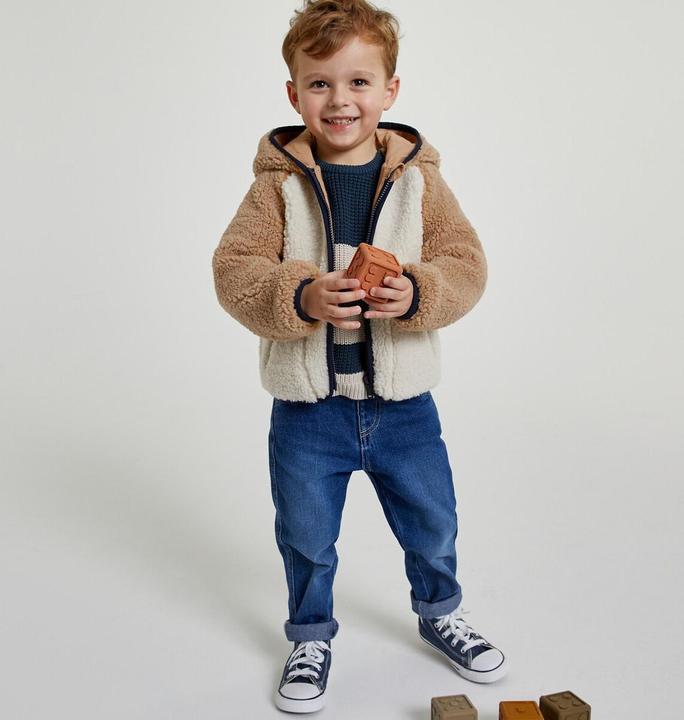 Produktbild La Redoute Collections Kapuzenjacke aus Teddyfleece (110)