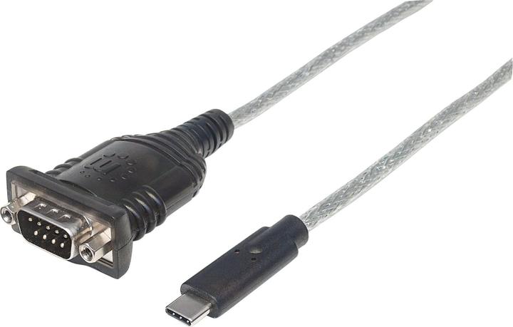 Manhattan 0,45m USB-C/Seriale USB-C Seriale Nero (0.45 m)