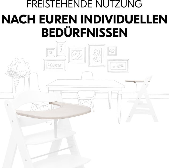 Image du produit Hauck Alpha Click Tray Speckle Beige