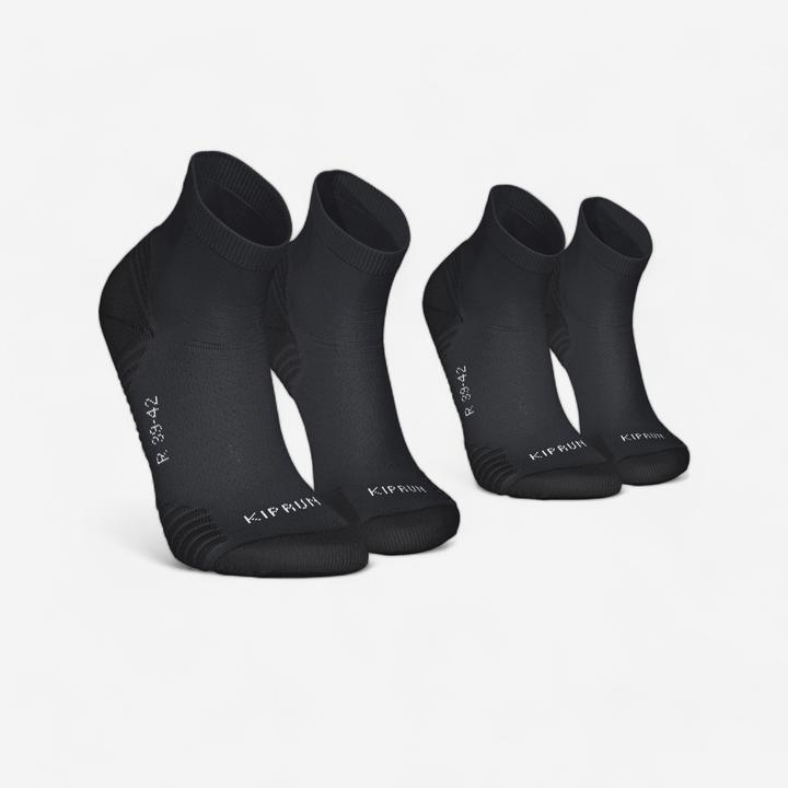 Image du produit Kiprun Chaussettes de course mi-hautes épaisses pack de 2 - Run 500 (39, 42)