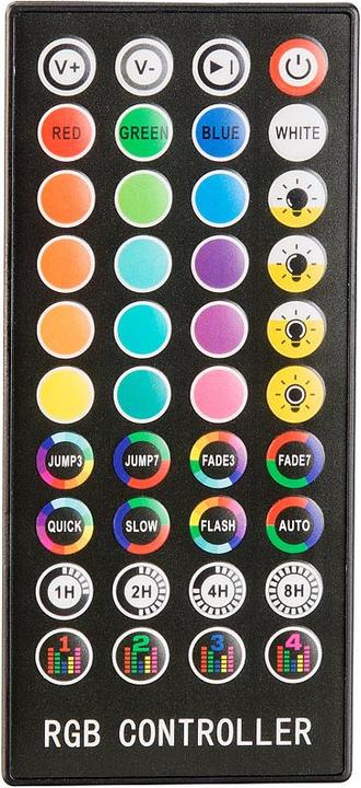 Produktbild Luminea WLAN-RGB-LED-Streifen mit Sound-Steuerung (RGB, 13 cm, Indoor)