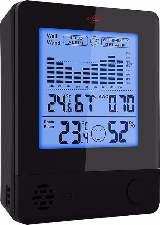 Produktbild Infactory 2er-Set 2in1-Thermometer & Hygrometer