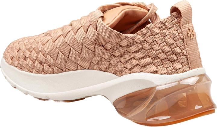 Actual product image Tory Burch blush woven fabric trainer sneakers (36)