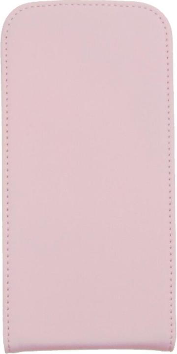 Actual product image OEM Slim Leather Flip Case for S4 Galaxy I9500 pink (Samsung Galaxy S4)