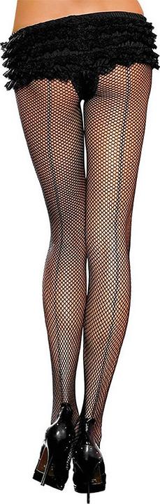 Actual product image Leg Avenue Fishnet Tights with Seam (One size)
