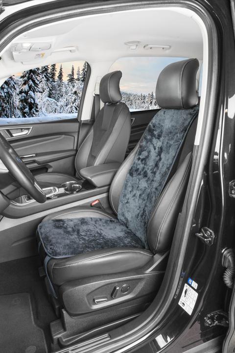 Immagine prodotto CarComfort Sitzaufleger aus Lammfell Cosmo anthrazit 12-14 mm Fellhöhe