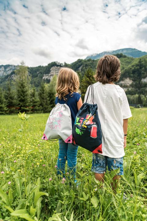 Produktbild KidsExperts Turnbeutel Graffiti blau