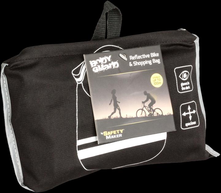 Immagine prodotto SafetyMaker Borsa per la spesa con strisce riflettenti nero