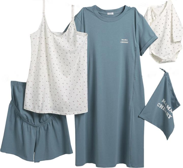 Produktbild Vertbaudet Geschenk-Set für Mama & Baby: Loungewear & Body im Stoffbeutel (40)