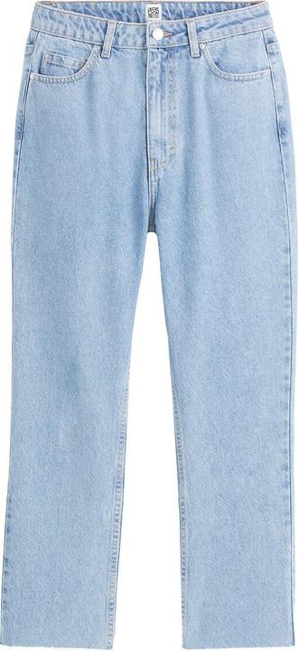 La Redoute Collections Gerade High-Waist-Jeans in 7/8-Länge (L)