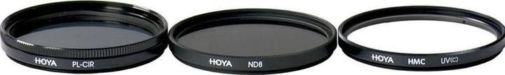 Actual product image Hoya Digital Filter Kit II (UV, CIR-PL & ND8) Filterset (46 mm, Neutral density filter, Polarizing filter, UV filter)