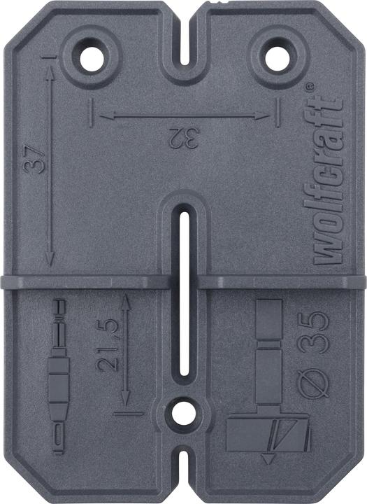 Image du produit wolfcraft wolfcraft 1 Scharnierloch-Set 35 mm (35 mm, 2,5 mm, 5 mm)