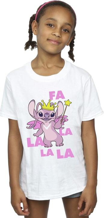 Image du produit Disney - T-shirt LILO & STITCH ANGEL FA LA LA - Fille (128)