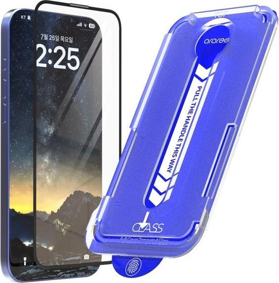 Actual product image Araree CLASS armoured glass screen protector Easy Install Kit (1 Piece, Apple iPhone 16 Plus)