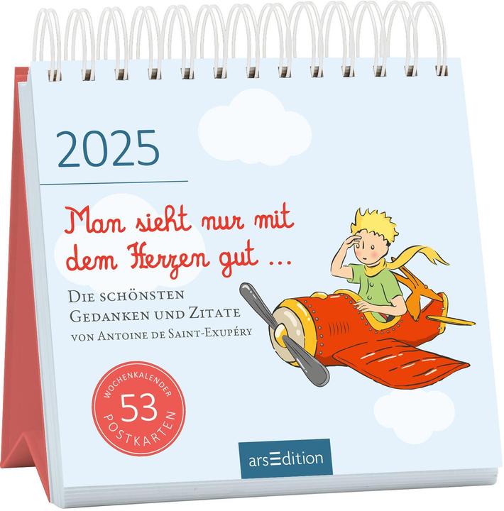 Postk.Kalender Kleiner Prinz (17 x 17 cm, Deutsch)