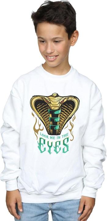 Actual product image Disney Boys Aladdin Movie Jafar Snake Eyes Sweatshirt (152, 158)