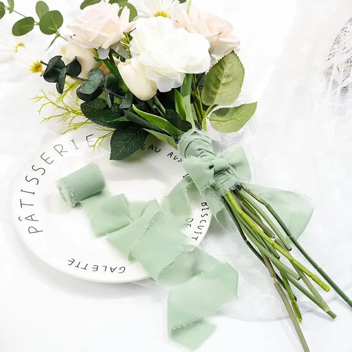 Image du produit I Am Creative Chiffon Geschenkband DIY Maschen Deko Band 3er Set (Ruban, 3 x)
