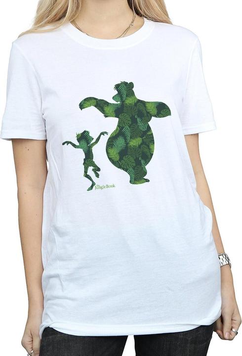 Image du produit Disney - T-shirt THE JUNGLE BOOK MOWGLI AND BALOO DANCE BOYFRIEND FIT - Femme (M)