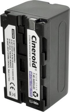 Cineroid Lithium-manganese battery type NP-F750 4400mAh (Rechargeable battery)