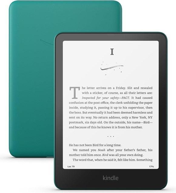Amazon Kindle 7" 12e génération B0CFP6F89F Lecteur de livres électroniques 16 Go Wi-Fi Jade (7", 16 Go, Jade)