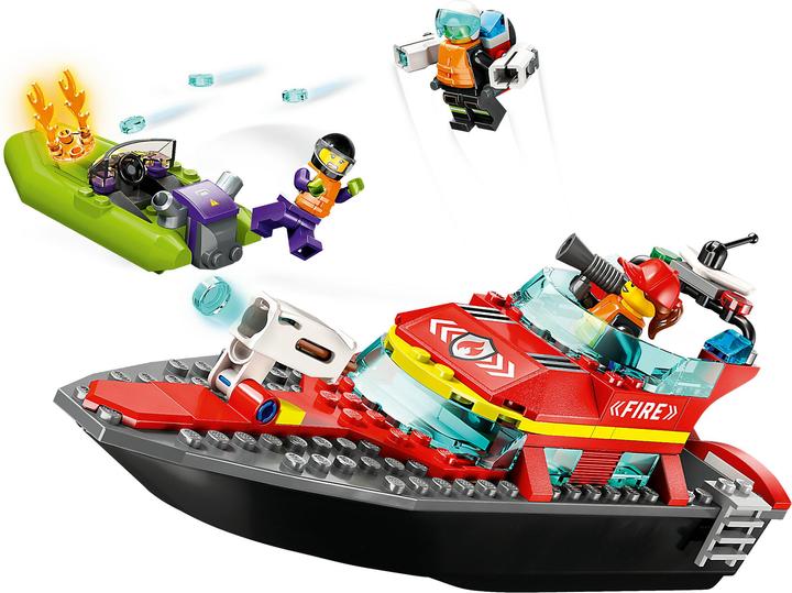 Immagine prodotto LEGO 60373 Barca a fuoco (60373, LEGO City)