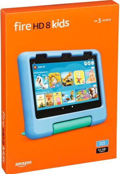 Image du produit Amazon Fire HD 8 Kids Tablet (2022) WiFi 32GB avec étui bleu B09BG5XG95 (8", 32 Go, Bleu)