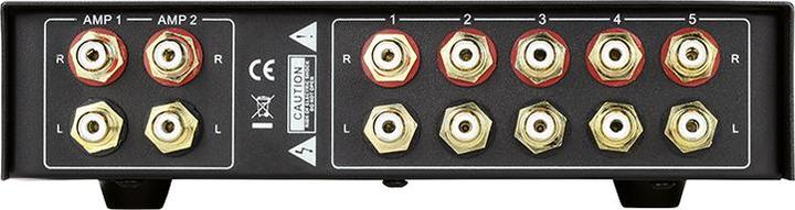 Actual product image Dynavox Input extension switch AUXS PRO silver (Audio Switch)