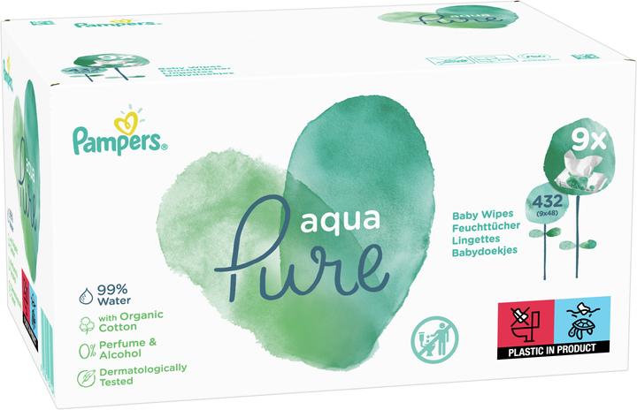 Pampers Aqua Pure (432 Stück)