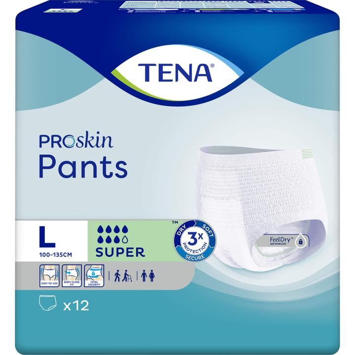 Actual product image Tena Pants Super hospital range (12 x, Large)
