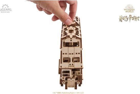 Actual product image Ugears Harry Potter Knight Bus
