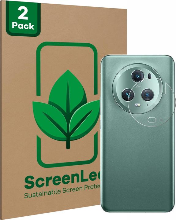 Actual product image ScreenLeaf Protective film sustainable screen protector screen protector film clear transparent (2 Piece, Honor Magic5 Pro)